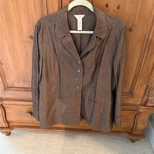 J.Jill Brown Women's Blazer